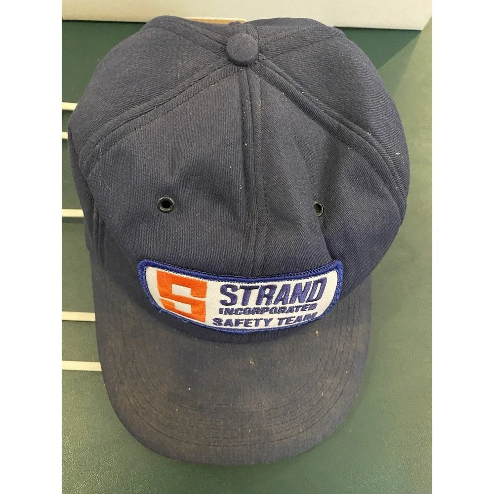 VTG Strand Inc Safety Team Hat Patch Trucker Snapback USA Made Foam Lined‎